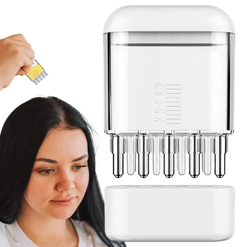 Scalp Applicator Comb Oil Dispenser Liquid Comb Mini Portable Hair Roots Massage Comb For Hair Growth Serum Oils hair care tool portable cosmetic prp ppp gel heater prp gel heater autologous serum heating ppp gel filling