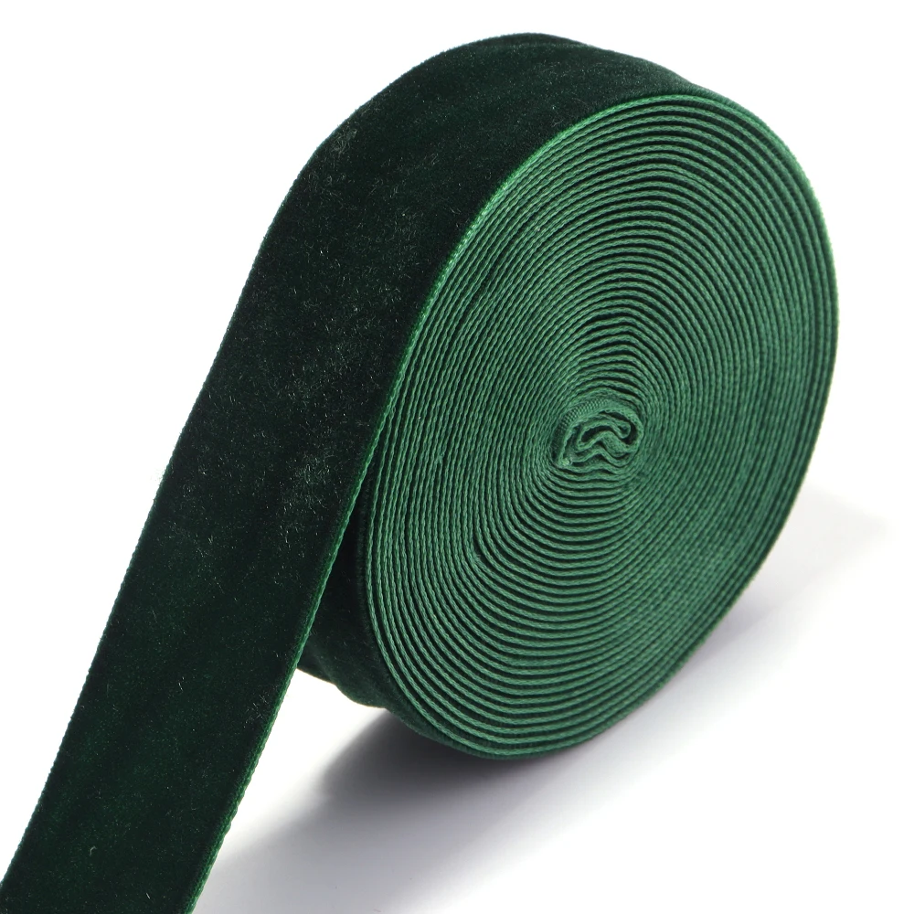 Wine Red Velvet Ribbon for Gift Packaging & Decorations