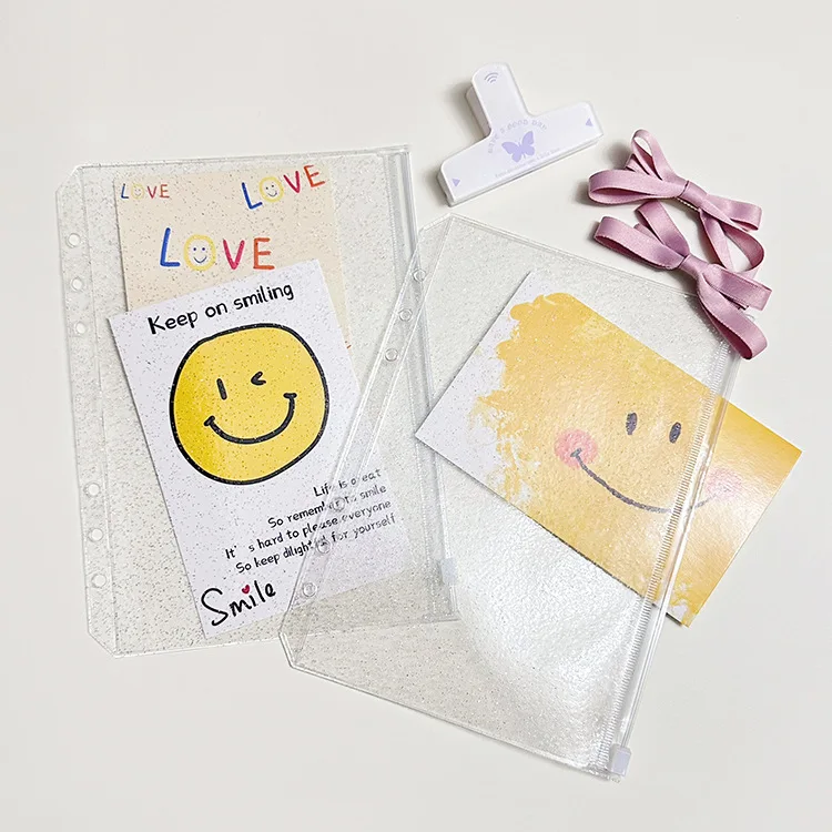 Glitter Binder Pocket Image 3