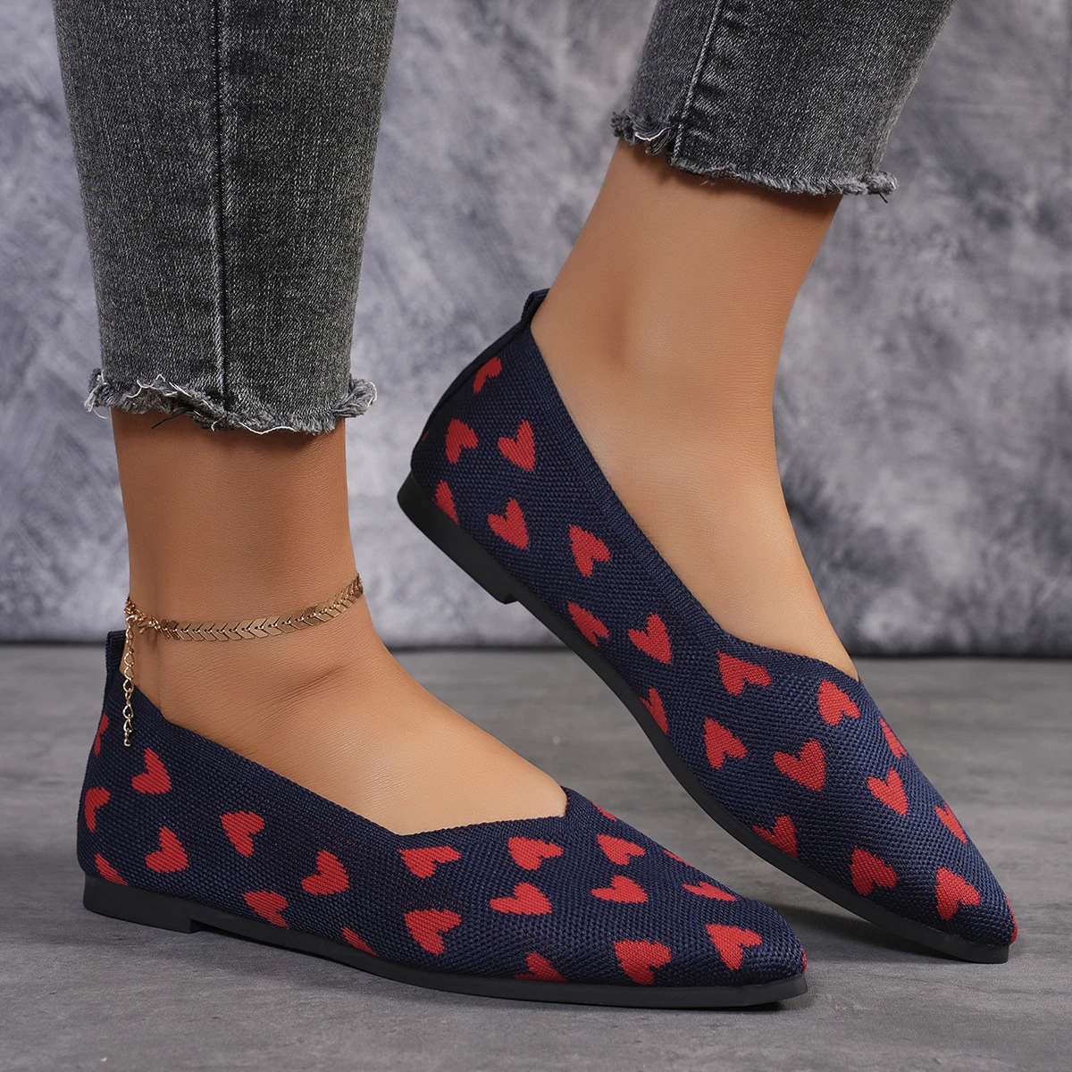 Women Flats 2024 New Spring Ballet Fashion Pointed Single Shoes Soft Sole Flying Woven Flat Shoes for Women Zapatos De Mujer 6
