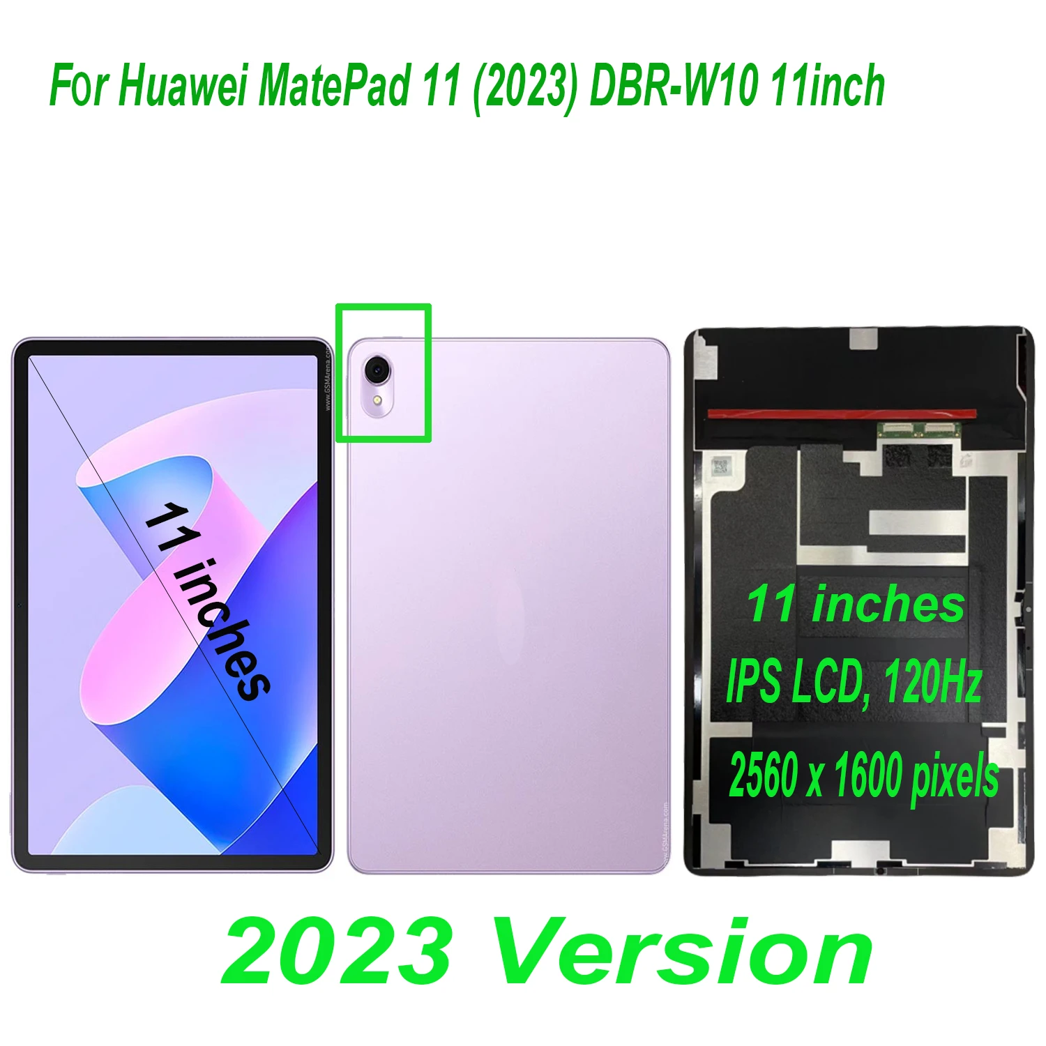 Lcd Display Touch Screen Digitizer Painel de Vidro Huawei Matepad 11 Dbr-w10 Dby-w09 120hz Ips - Imagem 4