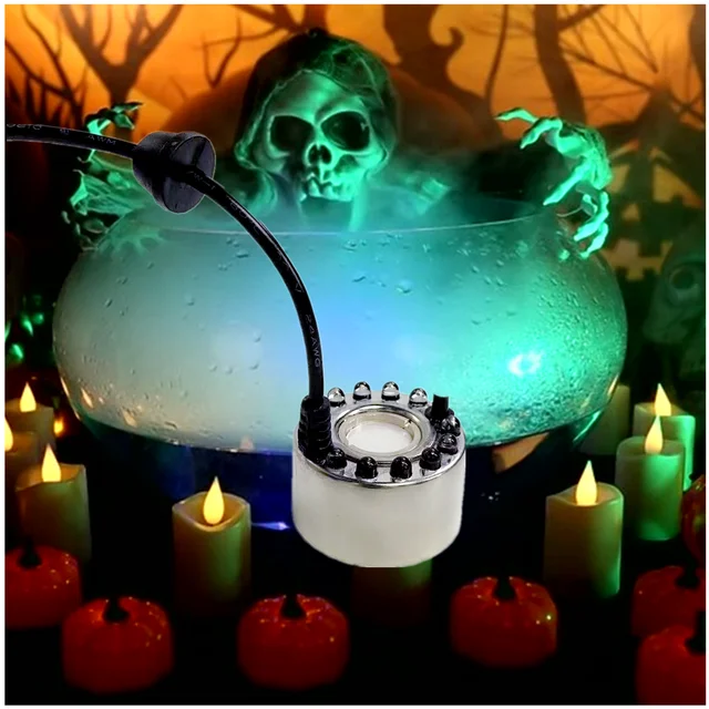 Mini brumisateur à lumière LED pour Halloween, fontaine à eau