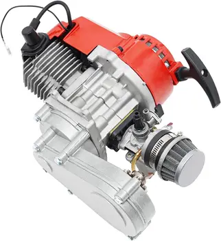 49cc 50cc 2 Stroke Racing Gasoline Engine Single Cylinder Pull Start Motor for Dirt Bike Pocket Bike ATV Scooters Engine Kits 1