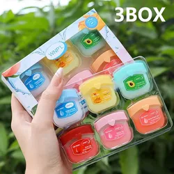 Fruit - Infused Lip Balm Set - Moisturizing & Refreshing Lip Care Collection (C - 3box)