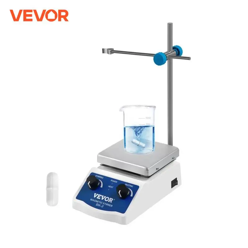 1000ML 3000ML Electric Magnetic Stirrer Hot Plate Vortex Mixer Shaker With Stir Bar Medical Bioloicgal Chemical Laboratory magnetic stirrer vortex mixer