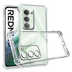 Clear Soft TPU Transparent Phone Case with Protective Screen and Camera Back Cover - Redmi 15 5G