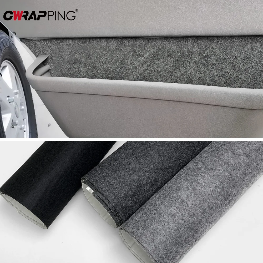 Self-Adhesive Waterproof Car Interior Floor Mat - Shock Absorbing and Noise-Reducing Felt Cover