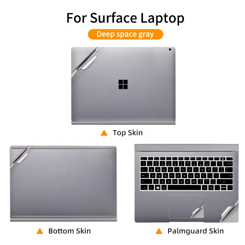 Skin Per Laptop Completamente Protettive Per Laptop Surface 3/4 13.5 15 Pollici Adesivo In Vinile Tinta Unita Per Surface Book 2 13.5 15 Pollici
