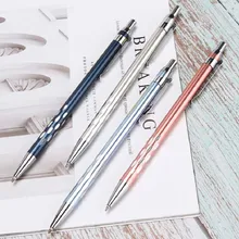 Crayon mécanique en métal 0.5mm/0.7mm, 1 pièce, recharge de crayons automatiques pour l'écriture et le dessin, fournitures scolaires et de bureau pour étudiants
