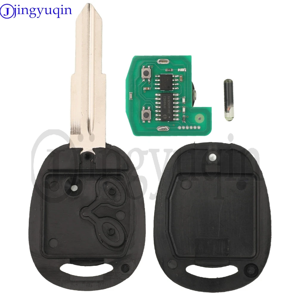 Jingyuqin rk940eut 433mhz fsk id48 chip fernbedienung autos chl üssel für chevrolet aveo daewoo spark matiz 2 tasten schlüssels teuer anhänger – Detail 8
