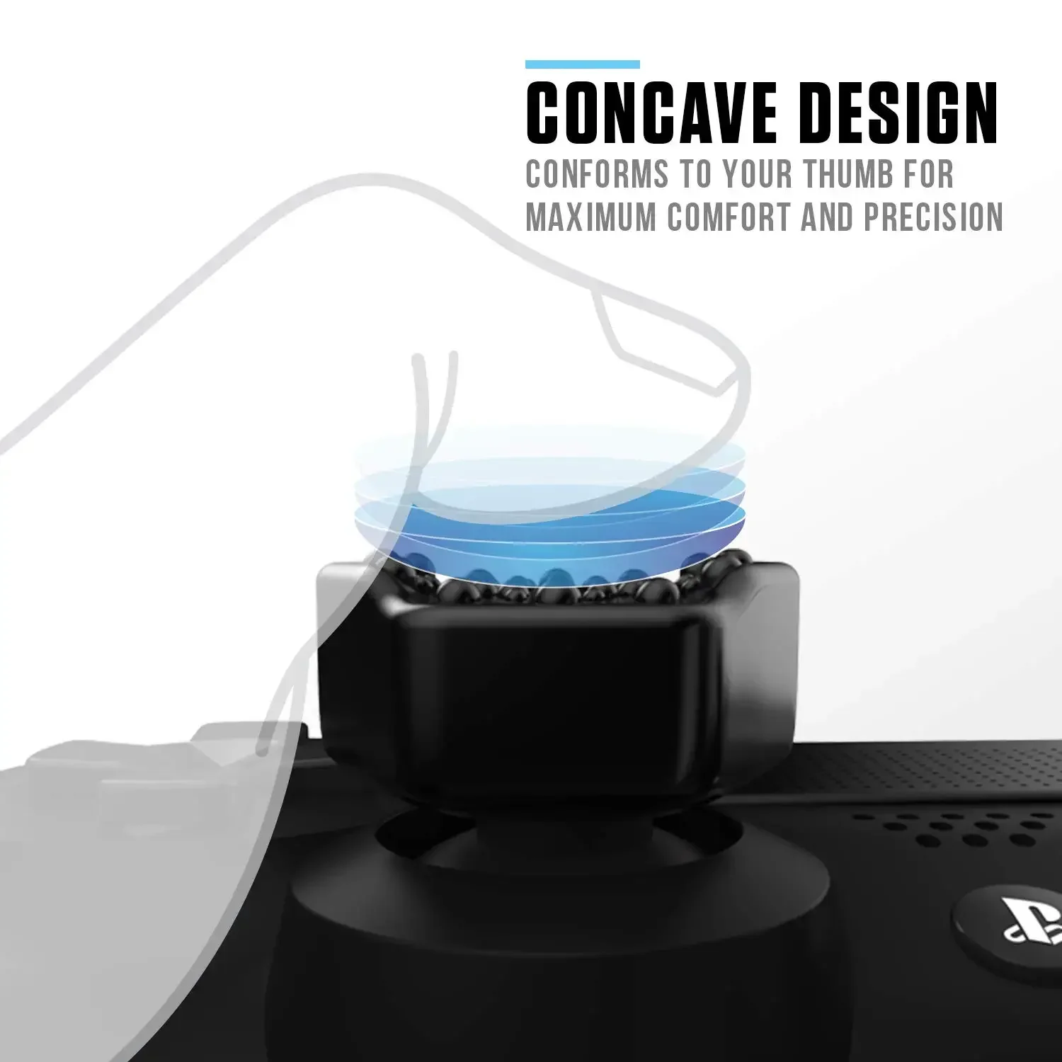 ZOMTOP Vortex for Xbox One and Xbox Series X Controller Performance Thumb Grips Rubber Silicone Grip Cover Accessories
