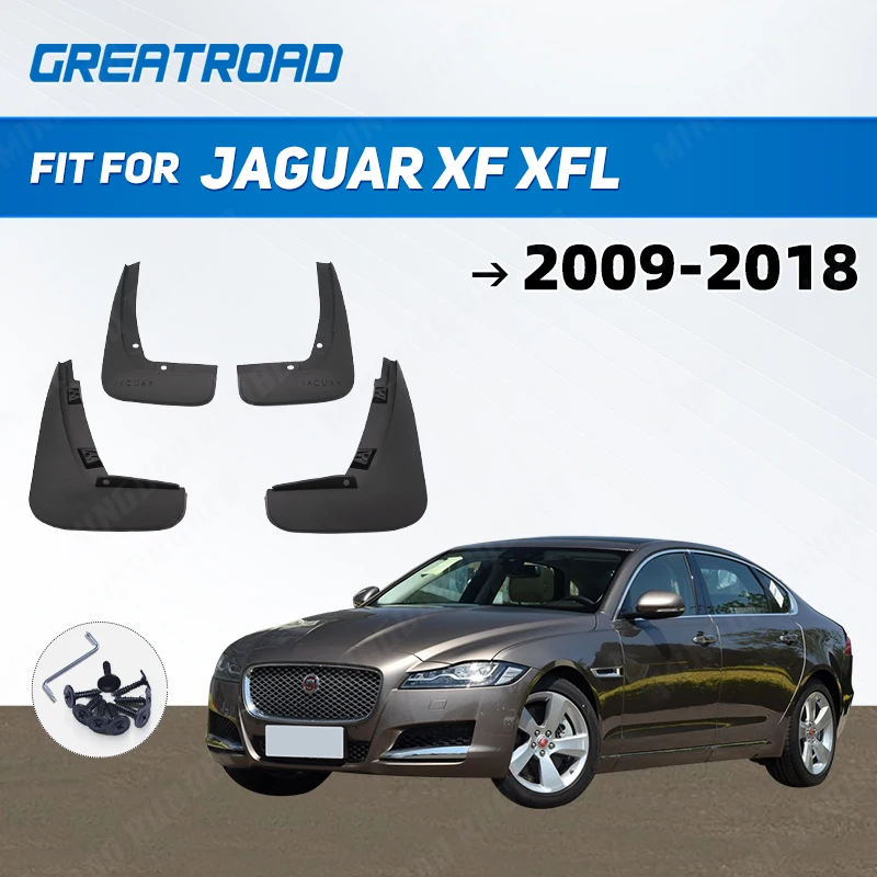 

4 шт., автомобильные передние и задние брызговики для Jaguar XF XFL 2009 2010 - 2018