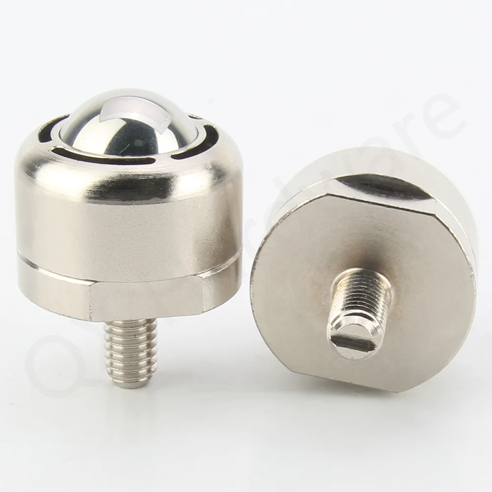 

QX334 10/20/50/120mm Factory Outlet In Stock Ball Transfer Rollers Studs Mounts Dustproof Stainless Steel Rollers Ball Bearing