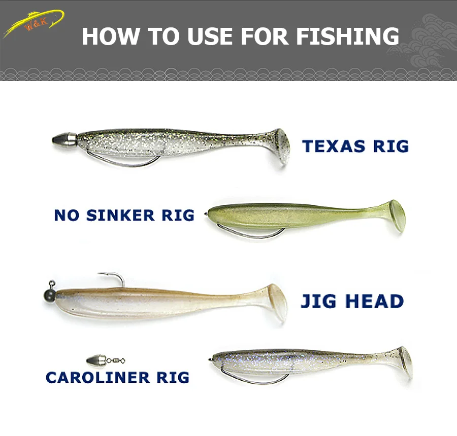 Key Shad Jig Rig Soft Baits for Freshwater Perch Bass Fishing Lures Shrimp  Scent 5cm 6cm 7.5cm PVC Easy Shinner Soft Tail - AliExpress