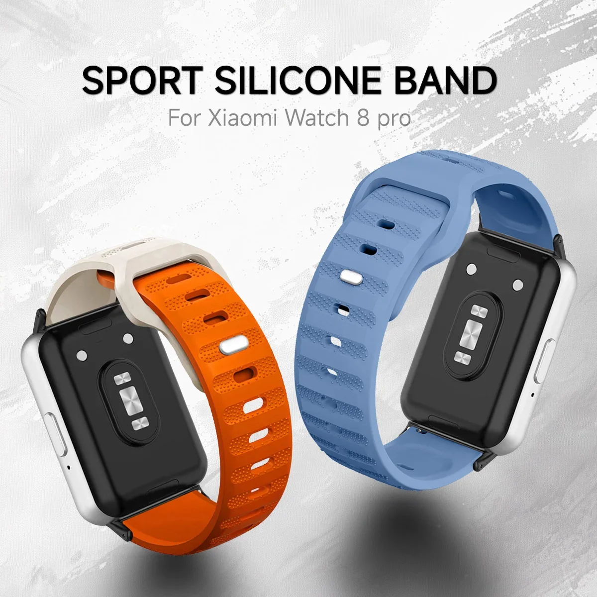 Silicone Replacement Strap - Versatile Smartwatch Wristband Accessory