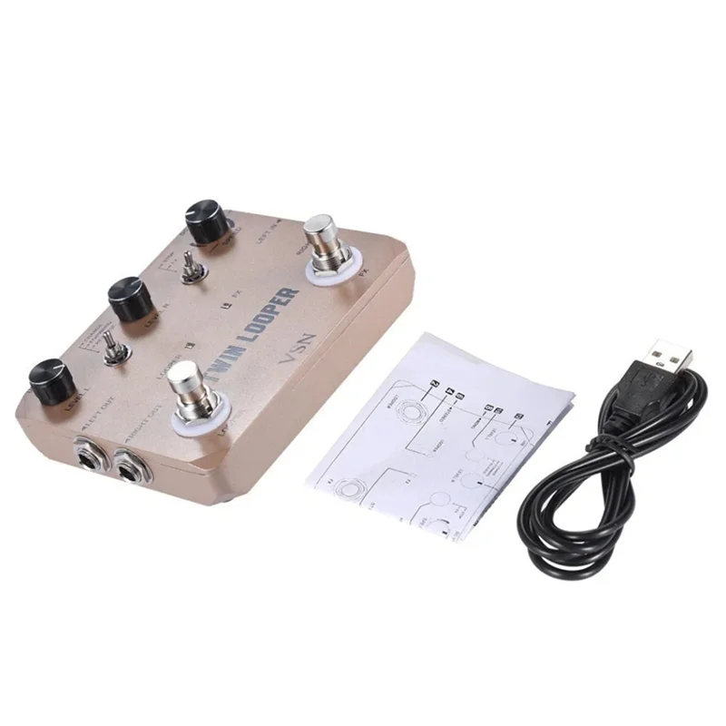VSN Twin Looper Electric Guitar Effect Pedal Loop Station
