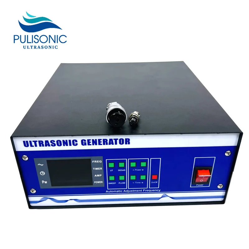 1000W 28khz-40khz Sweep Frequency Ultrasonic Generator For Commercial Ultrasound Dishwasher Piezoelectric Transducer