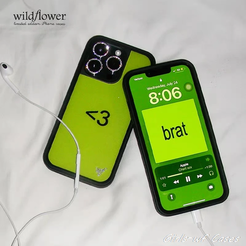 Wildflower Girls Charli XCX Phone Case – Stylish Singer-Inspired Protective Cover