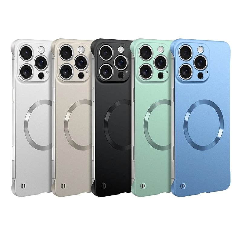 رقيقة جدا طلاء معدني المغناطيسي ل Magsafe حافظة آي...