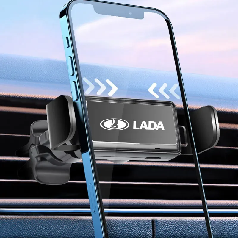 

Car GPS bracket air outlet Premium Gift smart electric Phone Holder for lada vesta granta kalina priora 2110 Niva Samara Vesta