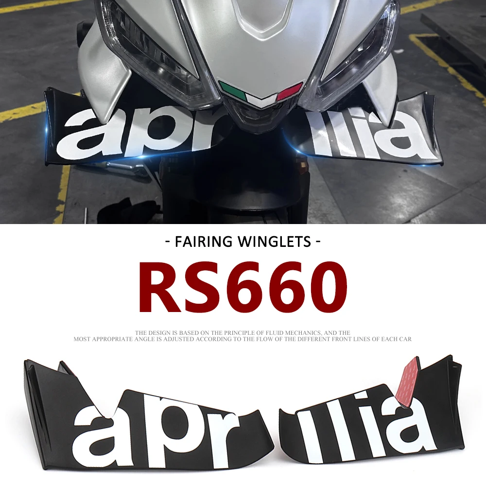 New For Aprilia RS 660 rs660 rs 660 Motorcycle Windshield Wing Fairing Front Aerodynamic RS660 Spoiler Winglet