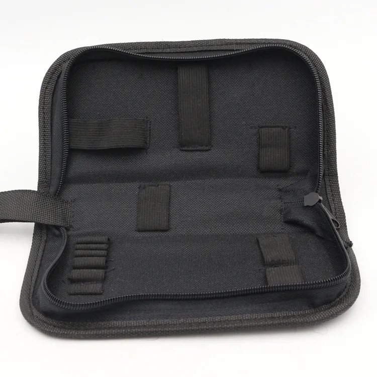 

Black Multi-functional Canvas Watch Rep Portable Tool Bag Zipper Storage