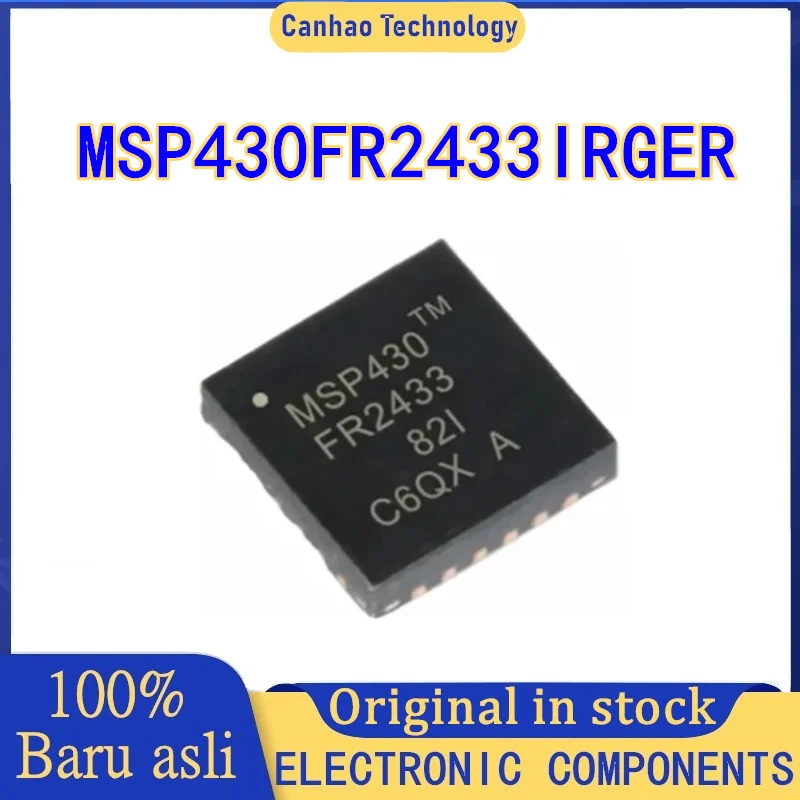 

5PCS MSP430FR2433IRGER MSP430FR2433 MSP430FR MSP430 MSP IC Chip VQFN-24 100% New Original in stock