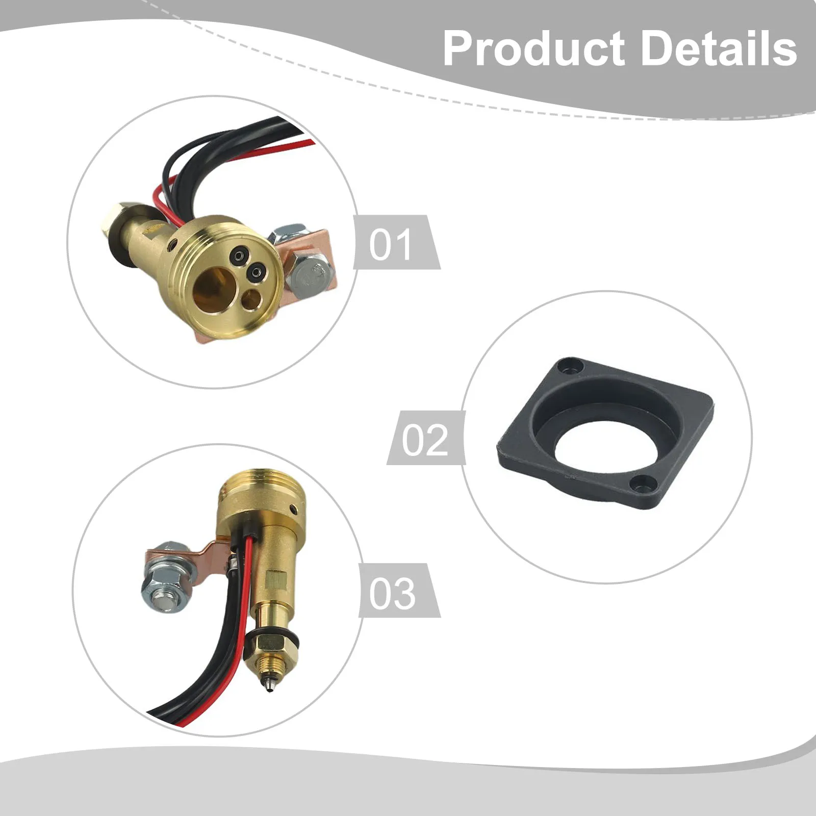 1set European Central Connector Sleeve MIG Welding Panel Socket Euro Central Connector Adaptor Torch Conversion Replacement Kit