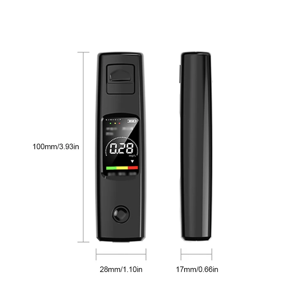 Automatic Alcohol Tester Professional Breath Alcohol Tester with Digital Display Rechargeable Breathalyzer Test Tools alcohol tester breath alcohol tester