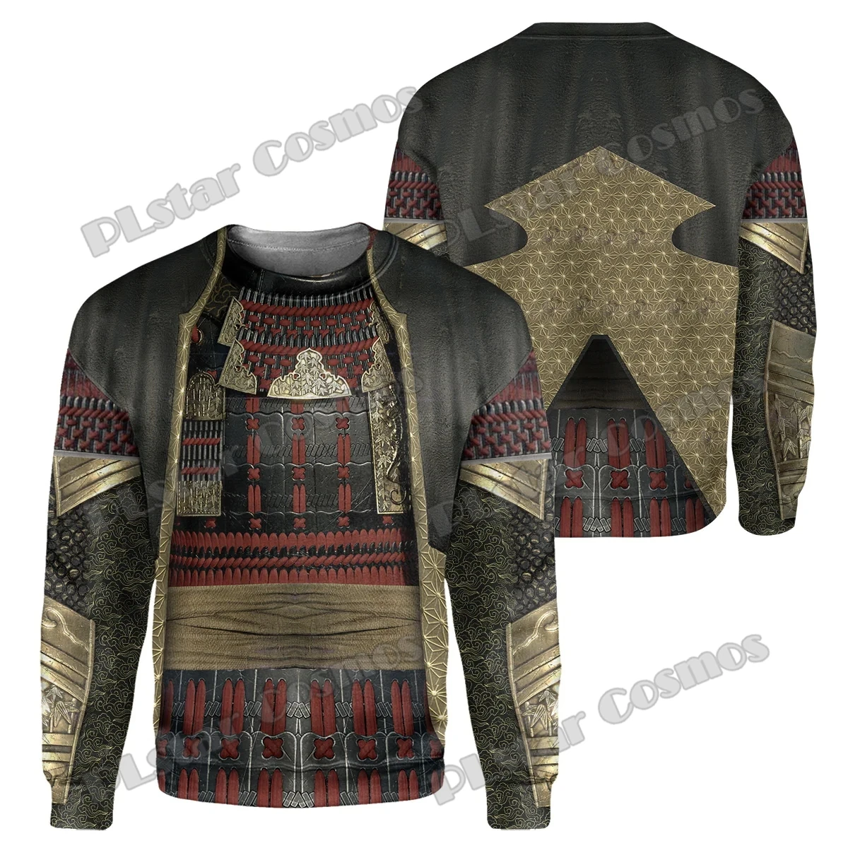 Samurai Rüstung Muster 3d gedruckt Mode Herren Hoodie & Sweatshirt Cosplay Kostüme Herbst Unisex lässig Reiß verschluss Hoodies dw944 – Detail 9