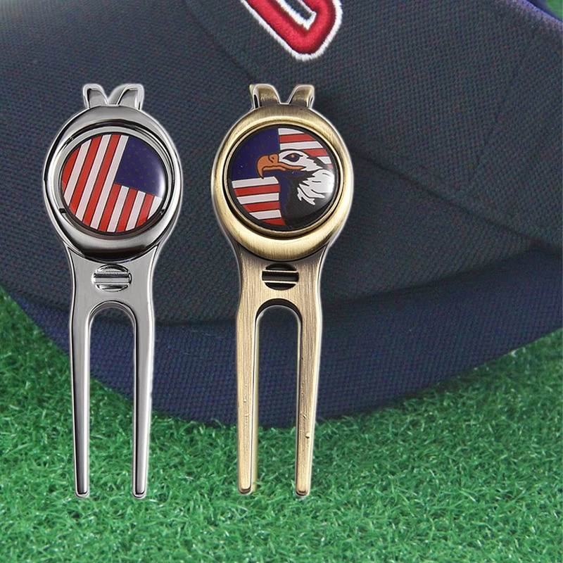 Golf Divot Repair Tool with Cleaner 2