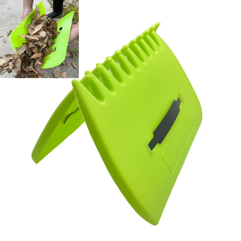 

1 Pair Garden Yard Leaf Scoops Leaf Grabbers Collector Grabs Grass Leaves Pick Up Hand Leaf Rakes For Garden Leaf Rubbish