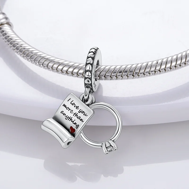 925 Silber Flugzeug Reise Abschluss Charm Mama Liebe Engel Perlen passend für Original Charm Armband Schmuckherstellung DIY Geschenk – Detail 32