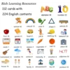Early education card machine, children's puzzle flash card, English card insertion machine, audio learning 4