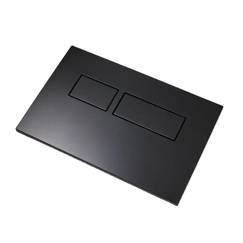 Concealed Water Tank Toilet Flush Plate, Matte Black Toilet Button