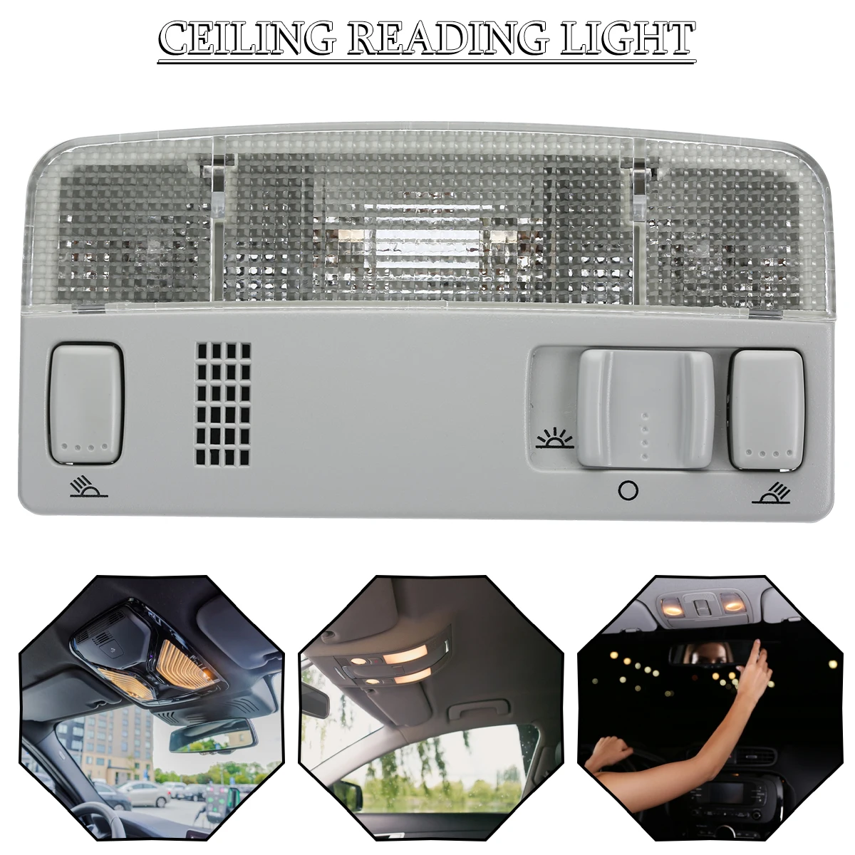 

Automobile Interior Reading Light For Passat B5 Jetta MK4/Bora Golf Caddy Cordoba/Vario Fabia Octavia 3B0947105