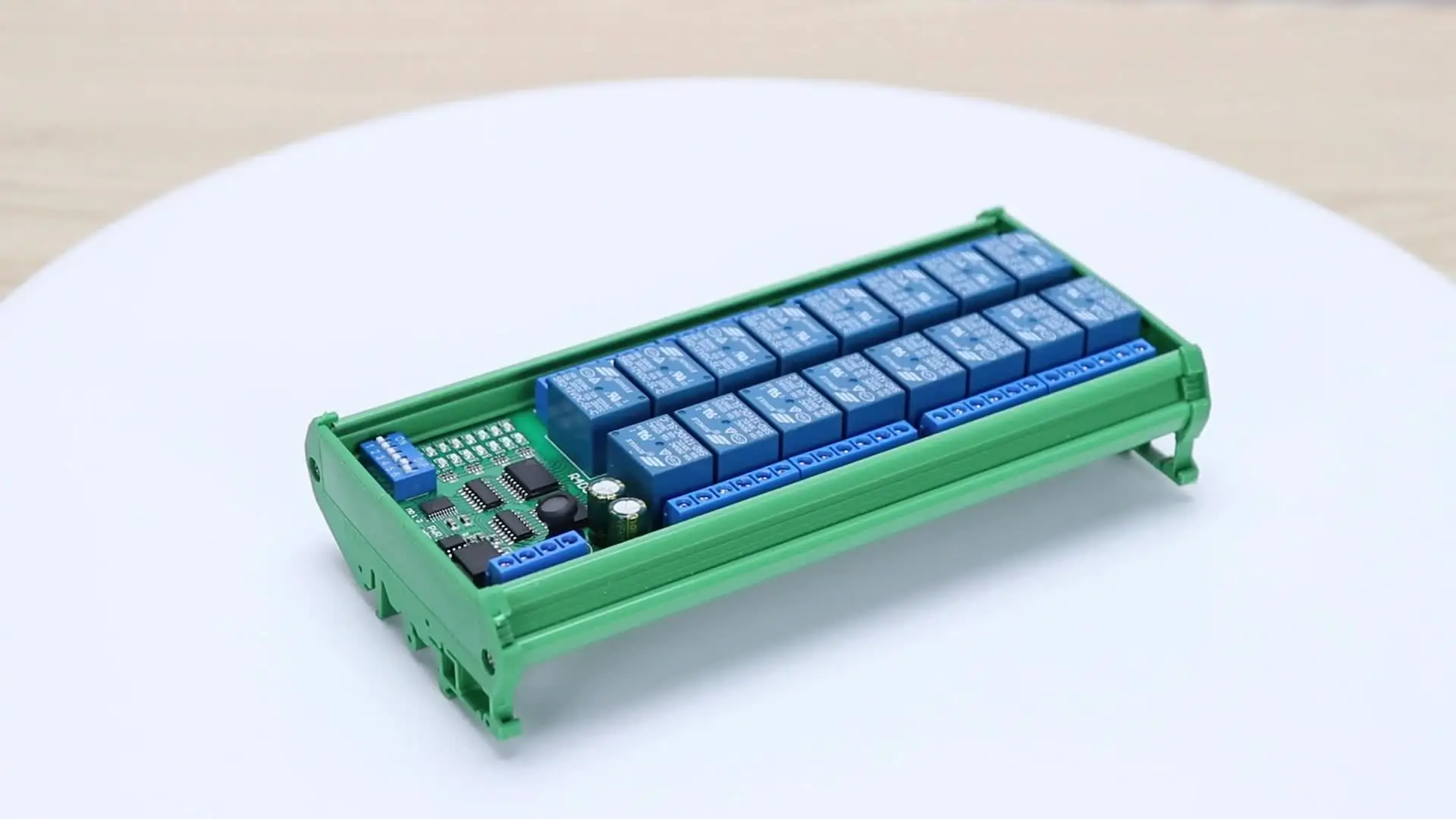 16ch DC 12V RS-485 Modbus RTU Scheda Relè RS485 Bus Interruttore di Controllo Remoto per LED Motor PLC Telecamera PTZ casa intelligente
