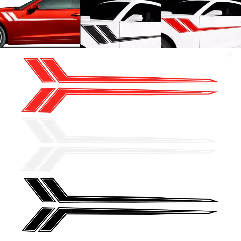 

1 пара, автомобильные наклейки из ПВХ, 173x22 см