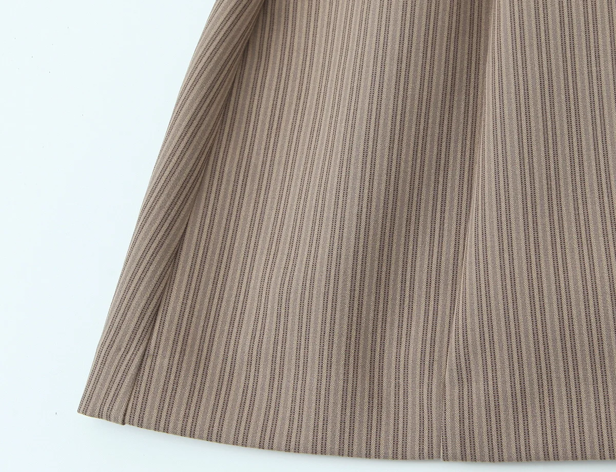 HH Spring Fashion Sleeveless Wool Solid Short Dress Woman Female Elegant Back V-Neck Zipper A-Line Streetwear Mini Dress