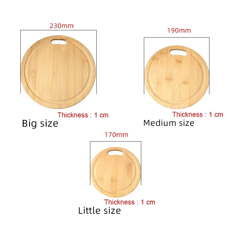 Premium Natural Bamboo Thickened Double-Sided Cutting Board