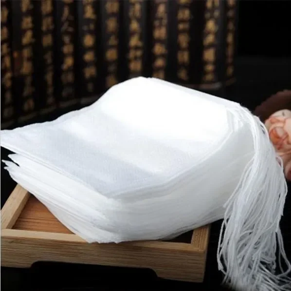 Disposable Tea Bags 100Pcs/Lot 5.5X7CM Empty Scented With String Heal Seal Filter Paper