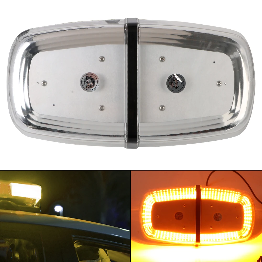 Lumière stroboscopique de pare-brise LED 12V-24V pour voiture et