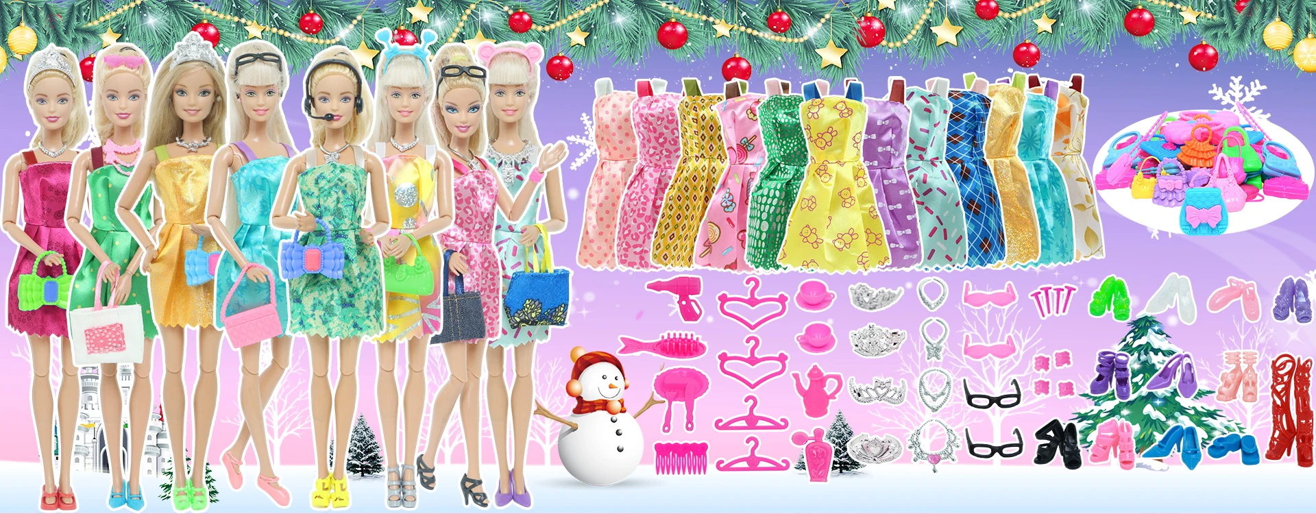 Lot 30 vetements et accessoires pour barbie bjdbus - Cdiscount Jeux - Jouets