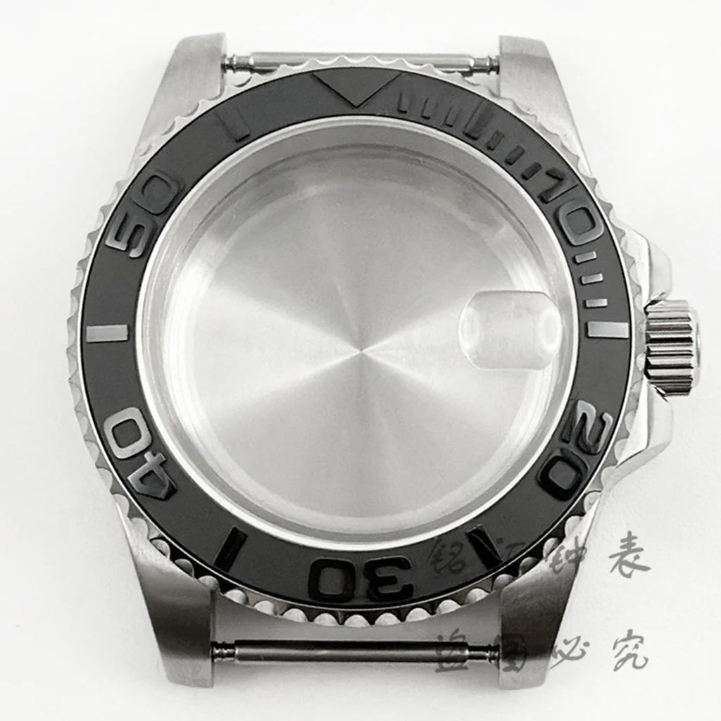 Deep Blue Bezel 40MM Diver Watch Case with Waterproof Sapphire Crystal