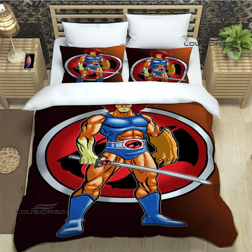 

Thundercats anime printed Bedding Sets exquisite bed supplies set duvet cover bed comforter set bedding set luxury birthday gift