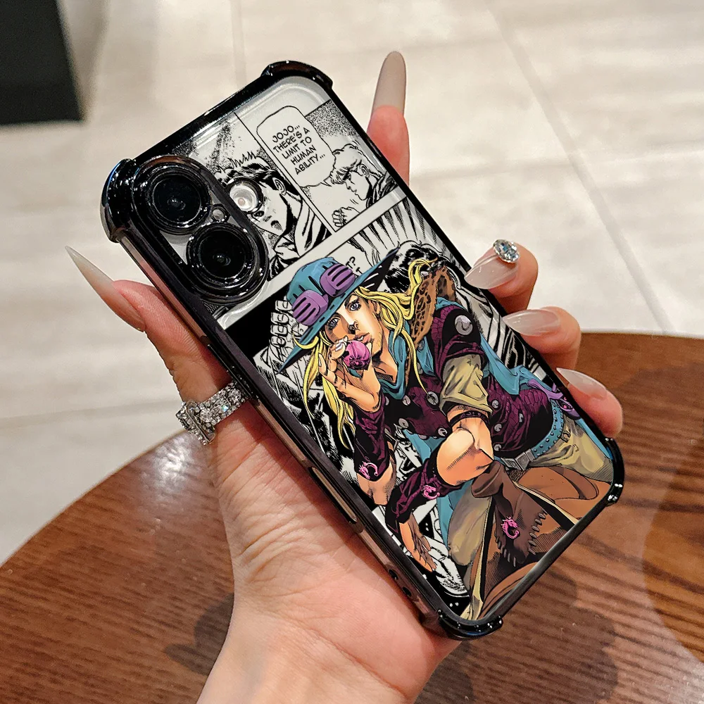 Anime Jojo's Bizarre Adventure Plating Phone Case