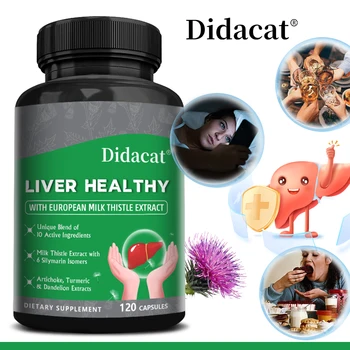Artichoke Extract - Contains Turmeric and Milk Thistle for Liver Health, Detoxification, Digestion, Antioxidant Benefits 1