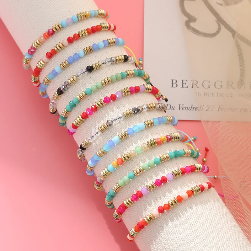 SANSANGO 12-teiliges Armband-Set im Multi-Stil, Klatsch-Seestern-Herz-Charm-Armband, verstellbares Seil-Armband, Schmuck für Mädchen – Detail 10