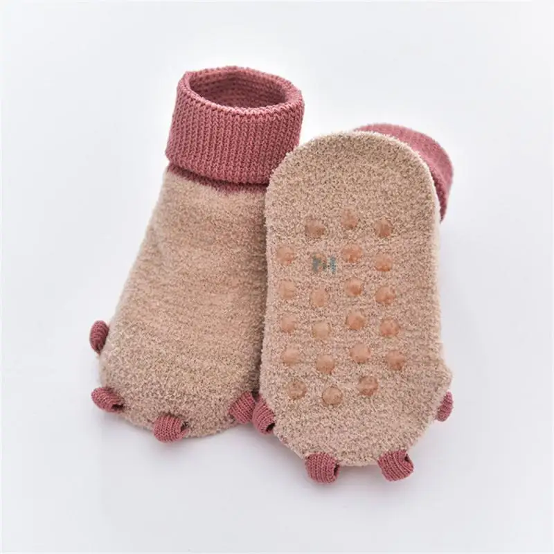 Striped Terry Socks Thick Warm Comfortable Durable And Comfortable Baby Shoes Trend Baby Fashion Printed Socks