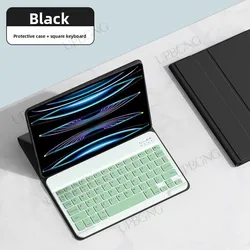 Enhanced Wireless Keyboard Case with Stand for Xiaomi Pad Mini 8.8 (Black L green)
